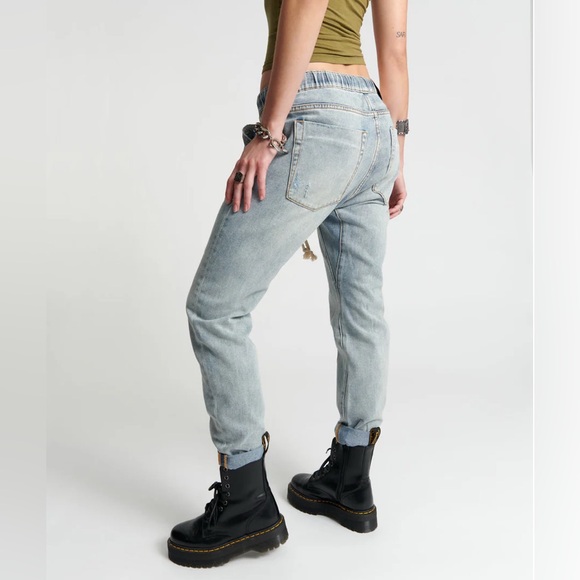 ONE TEASPOON - Shabbies Boyfriend Denim Jeans - Montana - NEW - Picture 3 of 15